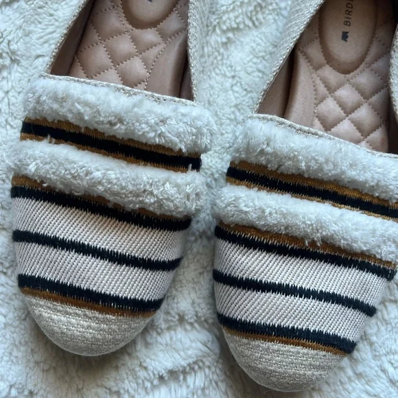 BIRDIES Starling Flat Embroidered Beige 6.5 - Picture 3 of 5